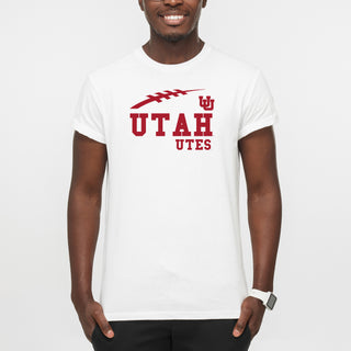 Utah Utes Football Horizon T-Shirt - White