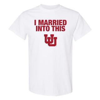 Utah Utes I Married Into This T-Shirt - White
