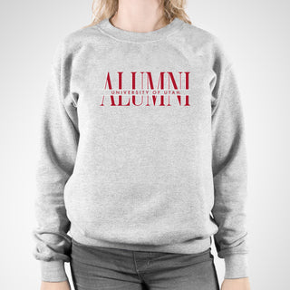 Utah Classic Alumni Crewneck - Sport Grey