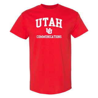 Utah Utes Arch Logo Communications T-Shirt - Red