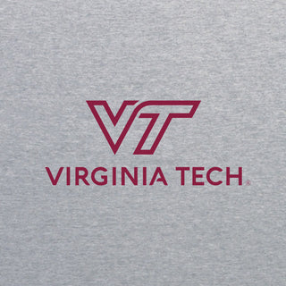 Virginia Tech Institutional Logo Hoodie - Sport Grey