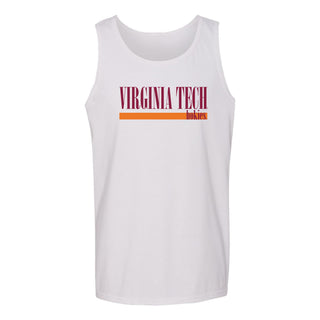 Virginia Tech Boldline Tank Top - White