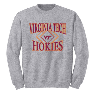 Virginia Tech Diamond Victory JA BTB Fleece Crewneck - Oxford