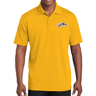 Western Michigan Primary Logo LC EMB Polo - Gold