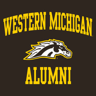 Western Michigan Arch Logo Alumni T-Shirt - Dark Chocolate