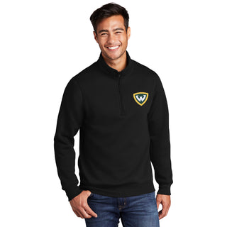 Wayne State Primary Logo EMB 1/4 Zip