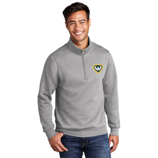 Wayne State Primary Logo EMB 1/4 Zip