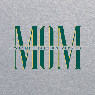 Wayne State Classic Mom Crewneck - Sport Grey