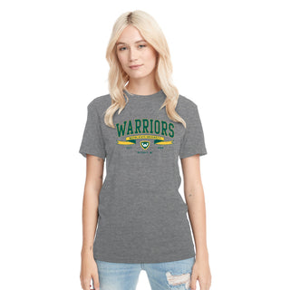 Wayne State Ribbon Flight NLA Triblend T-Shirt - Premium Heather