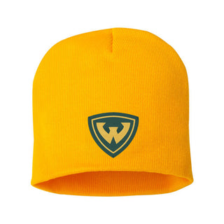 Wayne State Primary Logo Solid Knit Beanie