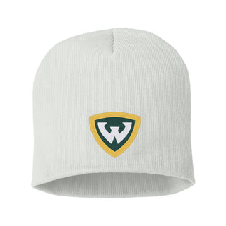 Wayne State Primary Logo Solid Knit Beanie