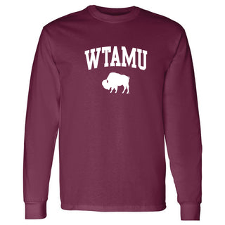 West Texas A&M Buffaloes Arch Logo Long Sleeve T-Shirt