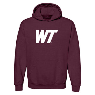 West Texas A&M Buffaloes Primary Logo Hoodie - Maroon