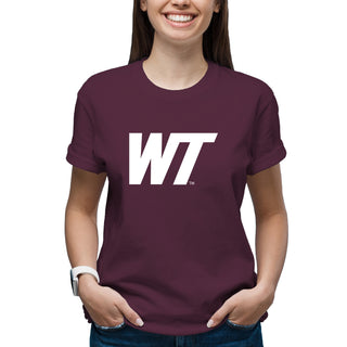 West Texas A&M Buffaloes Primary Logo T-Shirt - Maroon