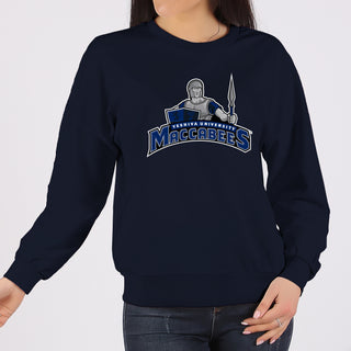 Yeshiva University Arch Logo Crewneck - Navy