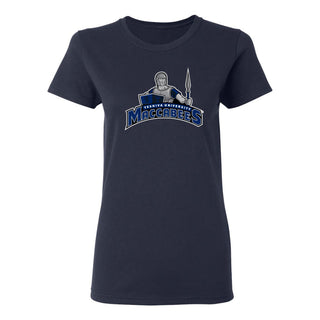 Yeshiva University Arch Logo Womens T-Shirt - Navy