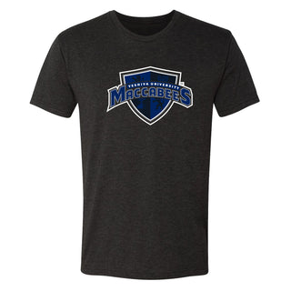 Yeshiva University Primary Logo NLA Triblend T-Shirt - Vintage Black