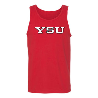 Youngstown Penguins Basic Block Tank Top - Red