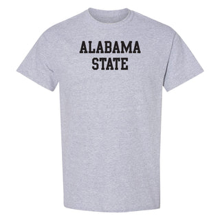 Alabama State Hornets Basic Block T-Shirt - Sport Grey
