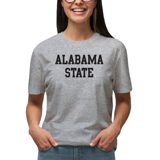 Alabama State Hornets Basic Block T-Shirt - Sport Grey