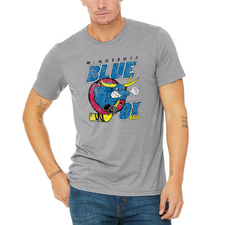 UGP Classics RHI Minnesota Blue Ox Triblend - Athletic Grey
