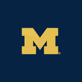 Michigan Block M EMB Softstyle Pique Polo