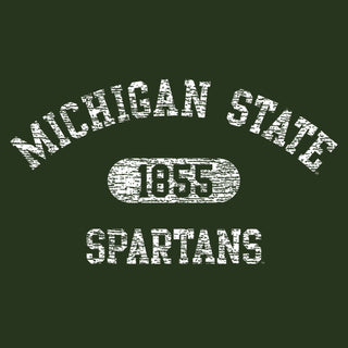 Michigan State Athletic Arch Logo Hoodie - Forest
