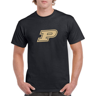 Purdue University Boilermakers Block P Short Sleeve T-Shirt - Black