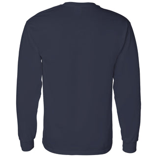 Xavier University Musketeers Basic Block Long Sleeve T Shirt - Navy