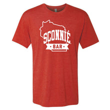 Load image into Gallery viewer, SCONNIE BAR State Logo Tri-Blend T-shirt - Vintage Red
