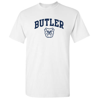 Butler University Bulldogs Arch Logo Short Sleeve T Shirt - White