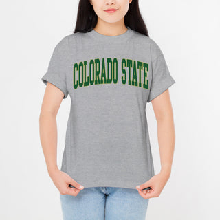 Colorado State Rams Mega Arch T-Shirt - Sport Grey