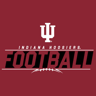 Indiana University Hoosiers Football Charge Short Sleeve T-Shirt - Cardinal
