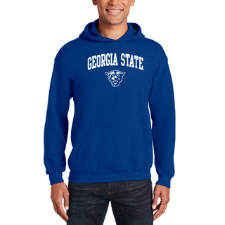Georgia State University Panthers Arch Logo Heavy Blend Hoodie - Royal