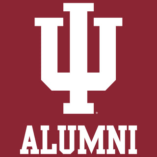 Indiana University Hoosiers Primary Logo Alumni Basic Cotton Short Sleeve T Shirt - Cardinal