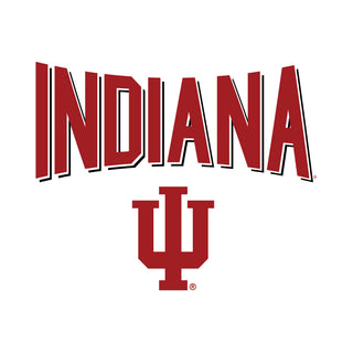 Indiana University Hoosiers Statement Block Youth Short Sleeve T-Shirt - White