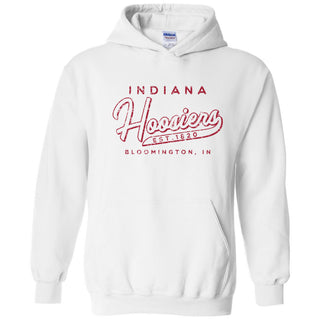 Indiana University Hoosiers Road Trip Heavy Blend Hoodie - White