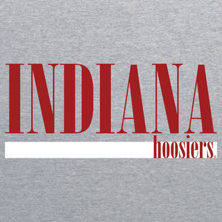 Indiana Hoosiers Boldline Crewneck Sweatshirt - Sport Grey