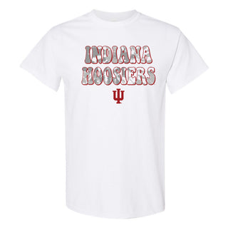 Indiana Tie Dye Type T-Shirt - White