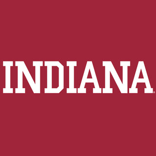 Indiana University Hoosiers Basic Block Short Sleeve T-Shirt - Cardinal