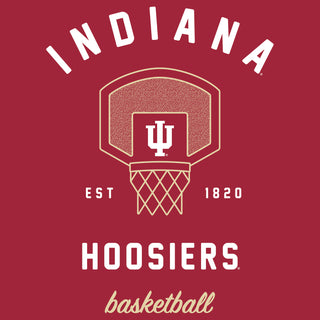 Indiana University Hoosiers Basketball Net Short Sleeve T-Shirt - Cardinal
