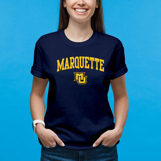 Marquette University Golden Eagles Arch Logo T-Shirt - Navy