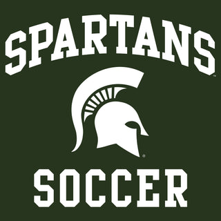 Michigan State University Spartans Arch Logo Soccer Hoodie - Forest