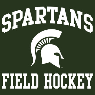 Michigan State University Spartans Arch Logo Field Hockey Hoodie - Forest