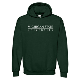 Michigan State University Spartans Institutional Logo Hoodie - Forest