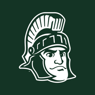 Michigan State University Spartans Sparty Mark Short Sleeve T Shirt - Forest Green