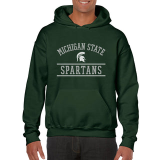 Michigan State University Spartans Mesh Arch Hoodie - Forest