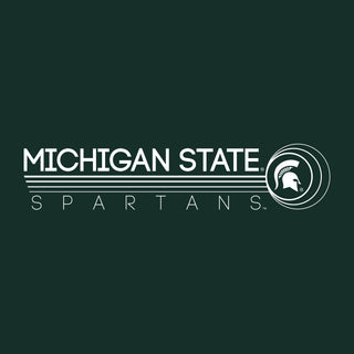 Michigan State University Spartans Logo Ping Heavy Blend Hoodie - Forest