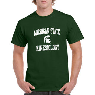 Michigan State University Spartans Arch Logo Kinesiology Short Sleeve T-Shirt - Forest