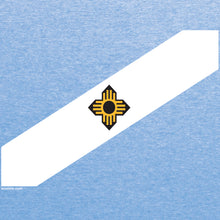 Load image into Gallery viewer, Madison City Flag Tri-Blend T-shirt - Athletic Blue